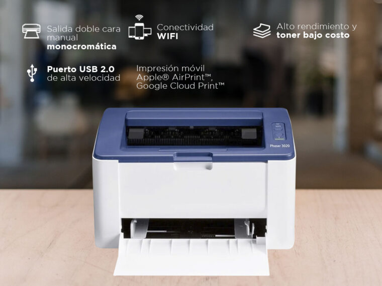 xerox mono laser 3020 printer 1